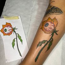 Mi proyecto del curso: Tatuaje artístico full color. Een project van Traditionele illustratie,  Tekening, Digitale illustratie,  Tatoeageontwerp y Digitale tekening van Anasol Molina Bruna - 27.03.2023