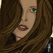 My project for course: Illustrated Portraits with Procreate. Projekt z dziedziny Trad, c, jna ilustracja, Grafika wektorowa, Ilustracja c, frowa i Portret użytkownika leidy_cantillo - 20.03.2023