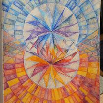 My project for course: The Art of Mandala Drawing: Create Geometric Patterns. Drawing & Ink Illustration project by katharina.rutkowski - 03.27.2023