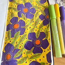 Botanical Patterns in Sketchbook: Periwinkles. Ilustração tradicional, Pattern Design, Ilustração botânica, e Sketchbook projeto de esmereldasunset - 27.03.2023