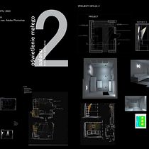 Mój projekt z kursu: Projektowanie oświetlenia dla wnętrz. Projekt z dziedziny  Architektura, Architektura wnętrz, Projektowanie oświetlenia, Architektura c i frowa użytkownika dobien_karolina - 23.03.2023