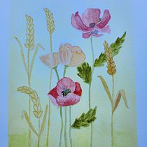 Mi proyecto del curso: Técnicas de acuarela en negativo para ilustración botánica Ein Projekt aus dem Bereich Traditionelle Illustration, Aquarellmalerei und Botanische Illustration von mari carmen Gómez - 28.03.2023