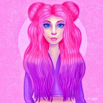 My project for course: Female Character Portraits in Procreate. Projekt z dziedziny Trad, c, jna ilustracja, Ilustracja c, frowa, R, sunek c i frow użytkownika weekendserendipity - 28.03.2023