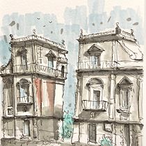 Il mio progetto del corso: Disegno architettonico espressivo con pennarelli colorati. Sketching, Drawing, Architectural Illustration, Sketchbook & Ink Illustration project by Nicola Accardo - 03.20.2023