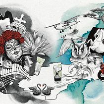 My project for course: Illustration with Procreate: Create Detailed Compositions. Design, Ilustração tradicional, Ilustração digital, e Pintura digital projeto de trinyatart - 20.03.2023
