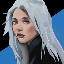 My project for course: Principles of Digital Painting for Portraits. Un progetto di Pittura e Pittura digitale di Violet Shiny - 28.03.2023