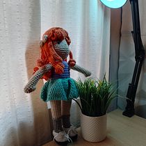 Mi proyecto final del curso: Amigurumi: diseño de ropa, pelo y complementos. Un proyecto de Artesanía, Diseño de juguetes, Tejido, Crochet, Amigurumi y Diseño textil de melos_21 - 29.03.2023