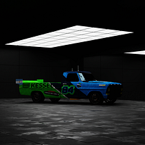 Mi proyecto del curso: Diseño 3D de libreas y adhesivos para coches digitales desde cero. 3D, and 3D Modeling project by lautaro barreiro - 03.11.2023