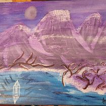 Mi proyecto del curso: Introducción a la pintura de paisajes en acrílico. Traditional illustration, Painting, Acr, and lic Painting project by Shanandai Cespon Lorenzo - 03.29.2023