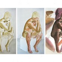 My project for course: Watercolor Portraits: Capture a Model's Personality. Fine Arts, and Watercolor Painting project by Philip Vandenbussche - 03.29.2023