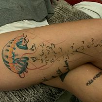 Mi proyecto del curso: Técnicas de color para tatuajes. Un progetto di Illustrazione tradizionale, Disegno, Illustrazione digitale, Design di tatuaggi e Disegno digitale di Tannys Tapias - 21.03.2022