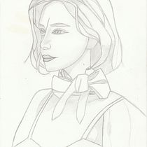Mi proyecto del curso: Cuaderno de retratos a línea con grafito. Artes plásticas, Esboçado, Desenho, Desenho de retrato, e Sketchbook projeto de Ignacio Sanchez - 30.03.2023