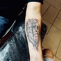 My project for course: Blackwork Tattoo Techniques with Fine Lines. Tattoo Design project by themanco2005 - 03.30.2023