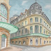 Il mio progetto del corso: Disegno architettonico con acquerello e inchiostro. Sketching, Drawing, Watercolor Painting, Architectural Illustration, Sketchbook & Ink Illustration project by giovanna.forteleoni - 03.30.2023