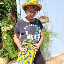Meu projeto do curso: Introdução ao tapestry. Un proyecto de Diseño de complementos, Pattern Design, Tejido, Crochet y Diseño textil de Kátia Cristina - 30.03.2023