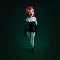 Poison Ivy Ein Projekt aus dem Bereich 3D und 3-D-Modellierung von Günay Kartal - 30.03.2023