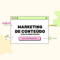 Meu projeto do curso: Marketing de conteúdo para redes sociais Ein Projekt aus dem Bereich Marketing, Digitales Marketing, Content-Marketing, Marketing für Facebook, YouTube Marketing und Marketing für Instagram von Lucas Damasceno - 22.03.2023