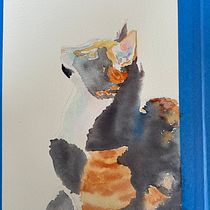 My project for course: Expressive Animal Portraits in Watercolor. Un progetto di Illustrazione tradizionale, Pittura ad acquerello, Disegno realistico, Illustrazione naturalistica e Artigianato di nwdentalassist - 30.03.2023