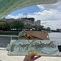 My project for course: Urban Sketching: Express Your World in a New Perspective. Un projet de Illustration traditionnelle, Esquisse , Dessin, Aquarelle, Illustration architecturale , et Carnet de croquis de Brittny - 30.03.2023