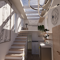 Mi proyecto del curso: Diseño de interiores . Interior Architecture, Interior Design, Interior Decoration, and Spatial Design project by Angel Hurtado Benitez - 03.27.2023