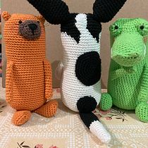 Mi proyecto del curso: Crochet: crea y transforma tus amigurumis_Celeste. Arts, Crafts, To, Design, Fiber Arts, DIY, Crochet, Amigurumi, and Textile Design project by valdezmu.cel - 03.31.2023