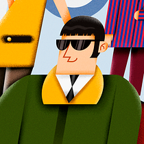 Mi proyecto del curso: Exploración de personajes para ilustración expresiva. Traditional illustration, Character Design, Drawing, and Digital Illustration project by Manuel Camacho - 03.31.2023