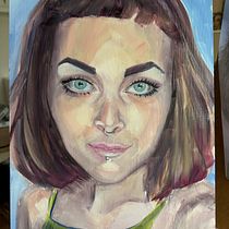 Mein Abschlussprojekt für den Kurs: Ausdrucksstarke Ölporträts: Entdecke die Technik der Alla-Prima-Malerei. Un projet de Beaux Arts, Peinture , et Peinture à l'huile de Betty Applepie - 31.03.2023