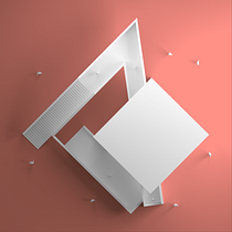 A Bridged Cube Ein Projekt aus dem Bereich 3D, Architektur, Innenarchitektur, Digitale Illustration, 3-D-Modellierung, Digitale Architektur und ArchVIZ von Abhinava Sen - 31.03.2023