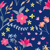Meu projeto do curso: Ilustração e design de padrões florais. Traditional illustration, Painting, Pattern Design, Drawing, and Botanical Illustration project by Marcella Garcia - 03.29.2023
