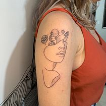 Meu projeto do curso: Tatuagem para principiantes. Tattoo Design project by paulalorena_viana_1 - 04.01.2023