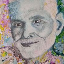 My project for course: Experimental Portraiture with Ink, Tea and Alcohol. Artes plásticas, Pintura, Desenho e Ilustração com tinta projeto de ania.barma - 21.03.2023