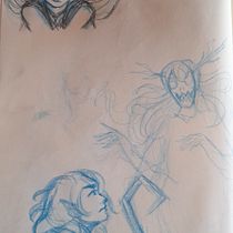 Meu projeto do curso: Caderno de desenho: Crie personagens fantásticos. Character Design, Sketching, Pencil Drawing, Drawing, and Sketchbook project by Ana Beatriz Pacheco Calheiros - 04.01.2023