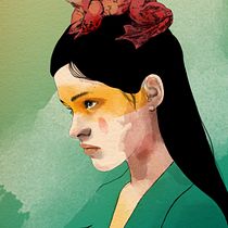 Il mio progetto del corso: Tecniche di illustrazione con acquerello digitale. Un progetto di Illustrazione tradizionale, Illustrazione digitale, Pittura ad acquerello, Disegno di ritratti e Disegno digitale di Irene - 01.04.2023