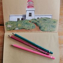 My project for course: Sketchbook Illustration with Colored Pencils. Ilustração tradicional, Artes plásticas, Esboçado, Desenho a lápis, Desenho, Desenho artístico, e Sketchbook projeto de silke.kaufmann - 02.04.2023