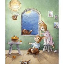 My project for course: Animal Characters in Watercolor for Children’s Books. Un projet de Illustration traditionnelle, Beaux Arts, Peinture, Dessin, Aquarelle, Illustration jeunesse , et Narration de Nataliia Lukashchuk - 02.04.2023