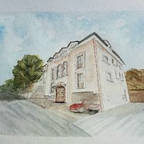 Mi proyecto del curso: Dibujo arquitectónico con acuarela y tinta. Sketching, Drawing, Watercolor Painting, Architectural Illustration, Sketchbook & Ink Illustration project by Fatima Molina - 04.02.2023