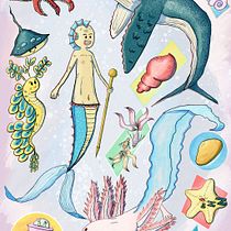 Mi proyecto del curso: Ilustración de personajes adorables inspirados en la naturaleza. Projekt z dziedziny Projektowanie postaci,  R, sunek, Ilustracja c, frowa, R, sunek c i frow użytkownika Luis Alejandro Robayo León - 02.04.2023