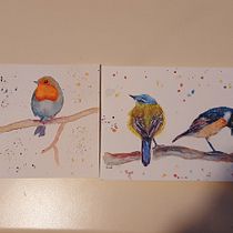 Il mio progetto del corso: Acquerello artistico per illustrazione di animali: gli uccelli. Traditional illustration, Watercolor Painting, Realistic Drawing, and Naturalistic Illustration project by marco.rosati - 04.02.2023