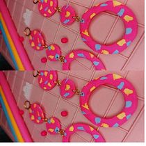 Meu projeto do curso: Design de bijuteria com polymer clay para iniciantes . Accessor, Design, Arts, Crafts, Jewelr, Design, and DIY project by Camila Alves - 03.30.2023