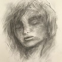 My project for course: Artistic Charcoal Portraiture: Creating Atmosphere. Ilustração tradicional, Artes plásticas, Desenho, Desenho de retrato, Desenho realista, e Desenho artístico projeto de Joelle Green - 01.04.2023