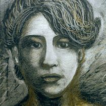Mi proyecto del curso: Retrato artístico al carboncillo: creando atmósferas. Ilustração tradicional, Artes plásticas, Desenho, Desenho de retrato, Desenho realista, e Desenho artístico projeto de vanessacinthya132 - 03.04.2023