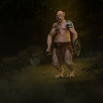Mi proyecto del curso: Diseño de personajes estilo Dark Fantasy en ZBrush. Een project van 3D, Ontwerp van personages,  3D-modellering y 3D-karakterontwerp van Nicolas Ciancio - 03.04.2023