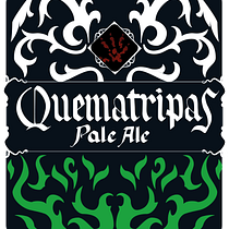 Diseño de marca de cerveza. Quematripas. T, pograph, and Calligraph project by Miguel Fuentes - 04.03.2023