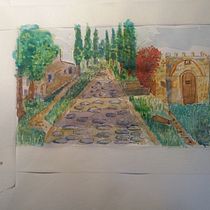 Il mio progetto del corso: Disegno architettonico con acquerello e inchiostro. Sketching, Drawing, Watercolor Painting, Architectural Illustration, Sketchbook & Ink Illustration project by luciadefrancisci - 04.03.2023