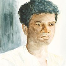 My project for course: Watercolor Portraits: Capture a Model's Personality. Painting, Watercolor Painting, Portrait Drawing, and Fine Arts project by Rajani - 04.03.2023