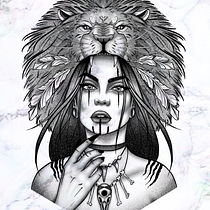 My project for course: Digital Design and Illustration of Tattoos with Procreate. Traditional illustration, Graphic Design, Digital Illustration, Tattoo Design, and Digital Drawing project by Laura Nocca - 04.03.2023