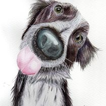 Mi proyecto del curso: Retratos expresivos de animales en acuarela. Un progetto di Illustrazione tradizionale, Pittura ad acquerello, Disegno realistico e Illustrazione naturalistica di Luis Alejandro Robayo León - 03.04.2023