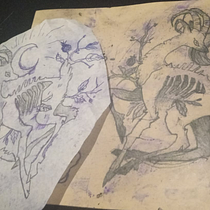Meu projeto do curso: Tatuagem para principiantes. Tattoo Design project by Fernanda Gallas - 04.03.2023
