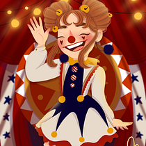 Meu projeto do curso: Criação de personagens femininas estilo cartoon com Procreate. Projekt z dziedziny Trad, c, jna ilustracja, Ilustracja c, frowa, R, sunek c i frow użytkownika Ruth Araujo - 03.04.2023