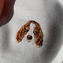 Meu projeto do curso: Acessórios bordados: miniaturas de animais com needle painting. Embroider, Jewelr, and Design project by acarolinagouvea - 10.04.2022